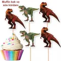 Jurassic Dinozor Şekilli Kürdan 10 Adet