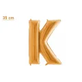 K Harf Folyo Balon – Gold – (35 cm - 16 inch)
