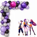 K-Pop Demon Hunters Uyumlu Balon Zinciri Seti