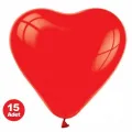 Kalp Balon Kırmızı 15 adet