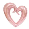 Kalp İçi Boş Folyo Balon Rose Gold (80x75 cm)