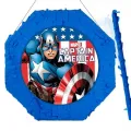 Kaptan Amerika Pinyata 42 cm + Sopası