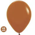 Karamel Kahverengi Pastel Balon 15 Adet