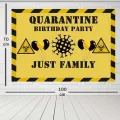 Karantina Doğum Günü Parti Afişi 70*100 cm