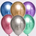 Karışık Renkli Krom Balon 5 Adet (30 cm)