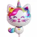 Kedi Unicorn Folyo Balon Pembe 92*60 cm