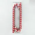 Kırmızı Beyaz Baston Şeker Simli 40 cm 1 Adet