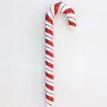 Kırmızı Beyaz Baston Şeker Simli 92 cm 1 Adet