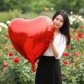 Kırmızı Kalp Folyo Balon (75 cm)