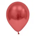 Kırmızı Krom Balon 5 Adet (30 cm)