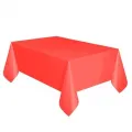 Kırmızı Masa Örtüsü Plastik 137*183 cm