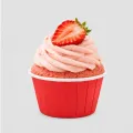 Kırmızı Muffin Kek Kapsülü (25 adet)