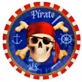 Korsan Temalı Tabak 8 adet