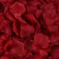 Koyu Kırmızı Gül Yaprağı Yapay (300 Adet)