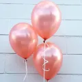Koyu Rose Gold Balon Metalik 15 Adet