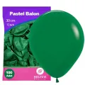 Koyu Yeşil Pastel Balon 100 Adet