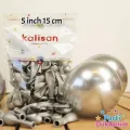 Krom Balon 5 inç Gümüş 1 Adet