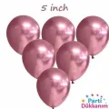 Krom Balon 5 inç Pembe 1 Adet