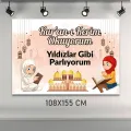 Kuran Okuyorum Afişi Kız Büyük Boy (108x155 cm)