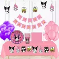 Kuromi Doğum Günü Konsepti Parti Seti 16 Kişilik