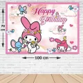 Kuromi My Melody Doğum Günü Afişi 70*100 cm