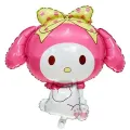 Kuromi My Melody Folyo Balon (75x78 cm)