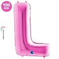 L Harf Folyo Balon – Pembe – 100 cm (40 inch)