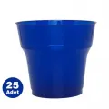 Lacivert Plastik Bardak Lüks (25 adet)