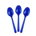 Lacivert Plastik Kaşık Lüks (25 adet)