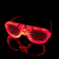 Led Işıklı Gözlük Kırmızı - 1 Adet