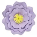 Lila Kağıt Çiçek (Gül Kalıp) 1 Adet 30 cm