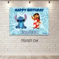 Lilo ve Stitch Doğum Günü Arka Fon (75x107 cm)