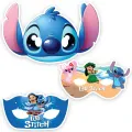 Lilo ve Stitch Kağıt Maske (6 Adet)