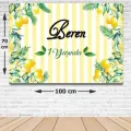Limon Doğum Günü Parti Afişi 70*100 cm