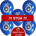 Mavi Nazar Baskılı Balon 1 Adet