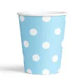 Mavi Puantiyeli Bardak (8 Adet)