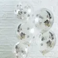 Metalik Balon İçi Yıldız Konfeti Gümüş (10 gr)