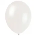 Metalik Beyaz Balon 1 Adet
