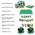 Minecraft Doğum Günü Konsepti Parti Seti (8 Kişilik)