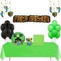 Minecraft Doğum Günü Konsepti Parti Seti 8 Kişilik