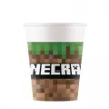 Minecraft Karton Bardak 8 Adet