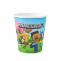 Minecraft Karton Bardak (8 Adet)