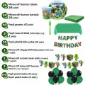 Minecraft Parti Malzemeleri Seti (24 Kişilik)