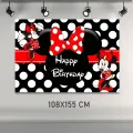 Minnie Mouse Doğum Günü Afişi (108x155 cm)