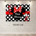 Minnie Mouse Doğum Günü Afişi (75x107 cm)