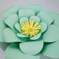 Mint Yeşili Kağıt Çiçek 1 Adet (30 cm)