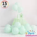 Mint Yeşili Makaron Balon 1 Adet 28 cm
