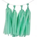 Mint Yeşili Püskül Süs 5li