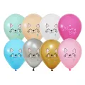 Miss Cat Kedi Baskılı Balon (8 Adet)
