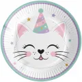 Sevimli Kedi Tabak (8 adet)